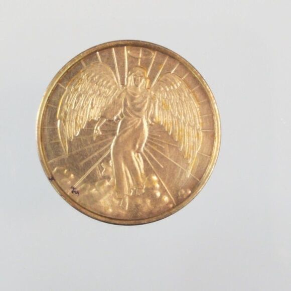 Vintage 5 Token Coin Lot Guardian Angel Eagle Stars Belmont Park Sawgrass Lanes - Picture 4 of 13